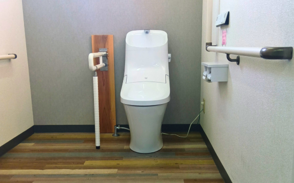 使いやすい多目的トイレ完備